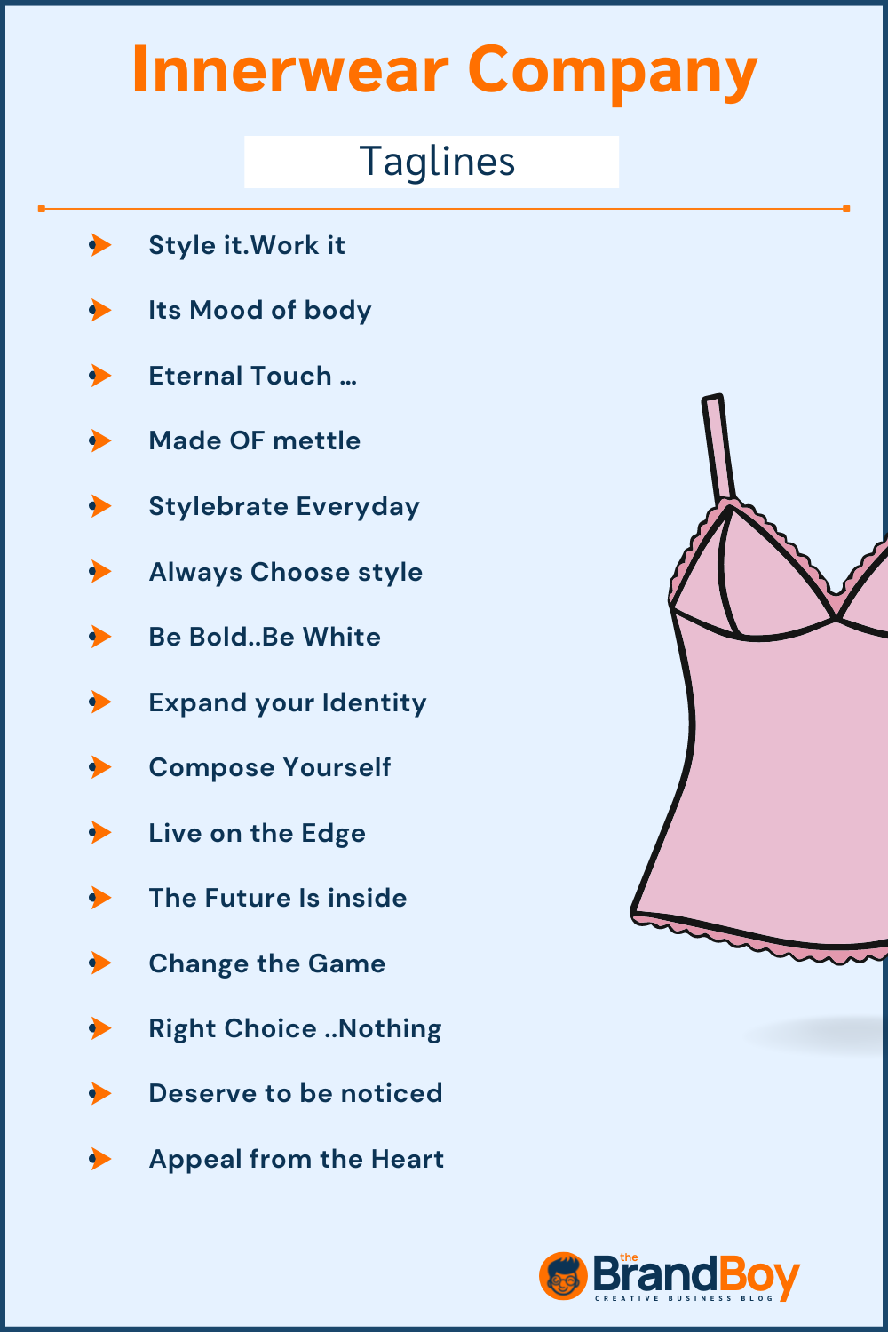 151+ Good Innerwear Company Slogans and Taglines