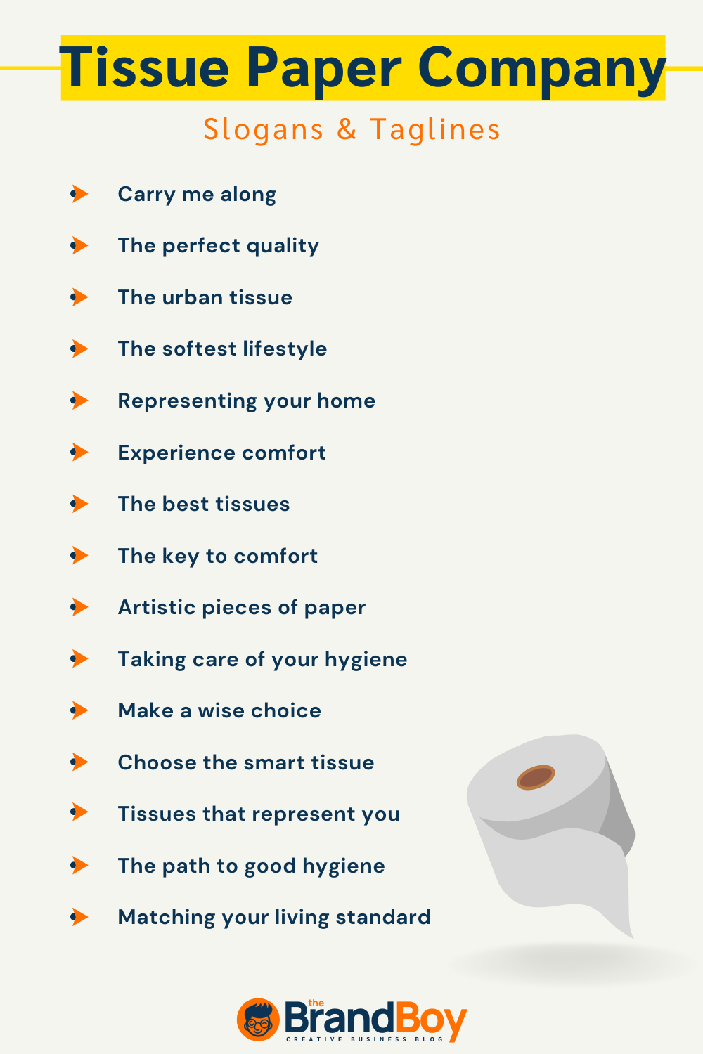 888+ Tissue Paper Slogans BrandBoy