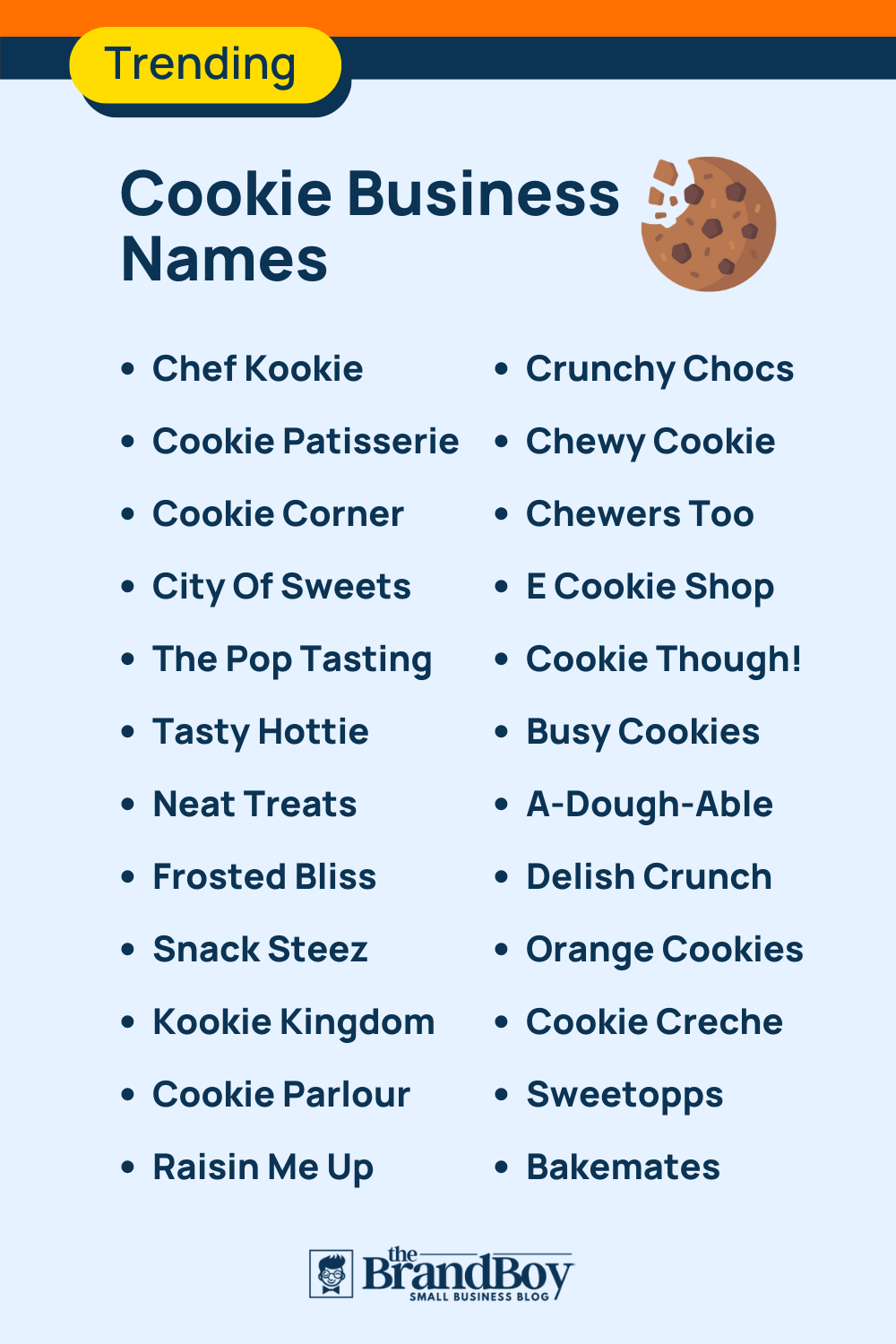 1220 Unique Cookie Business Names Ideas Suggestions Generator 