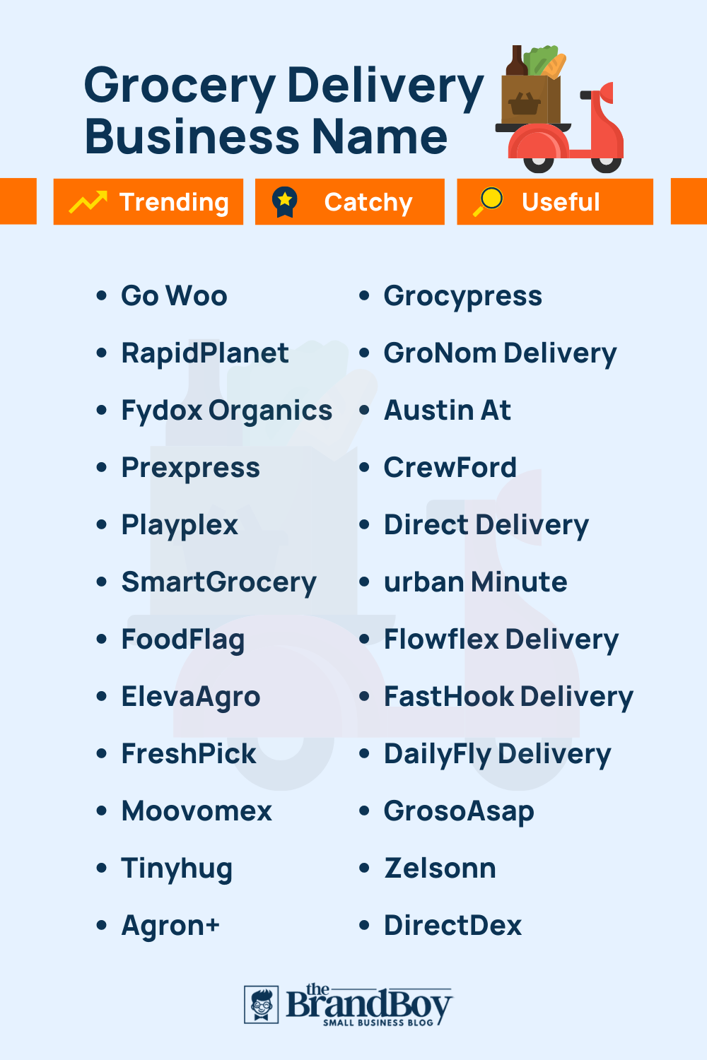 462+ Best Grocery Delivery Business Name Ideas ( Video + Infographic)