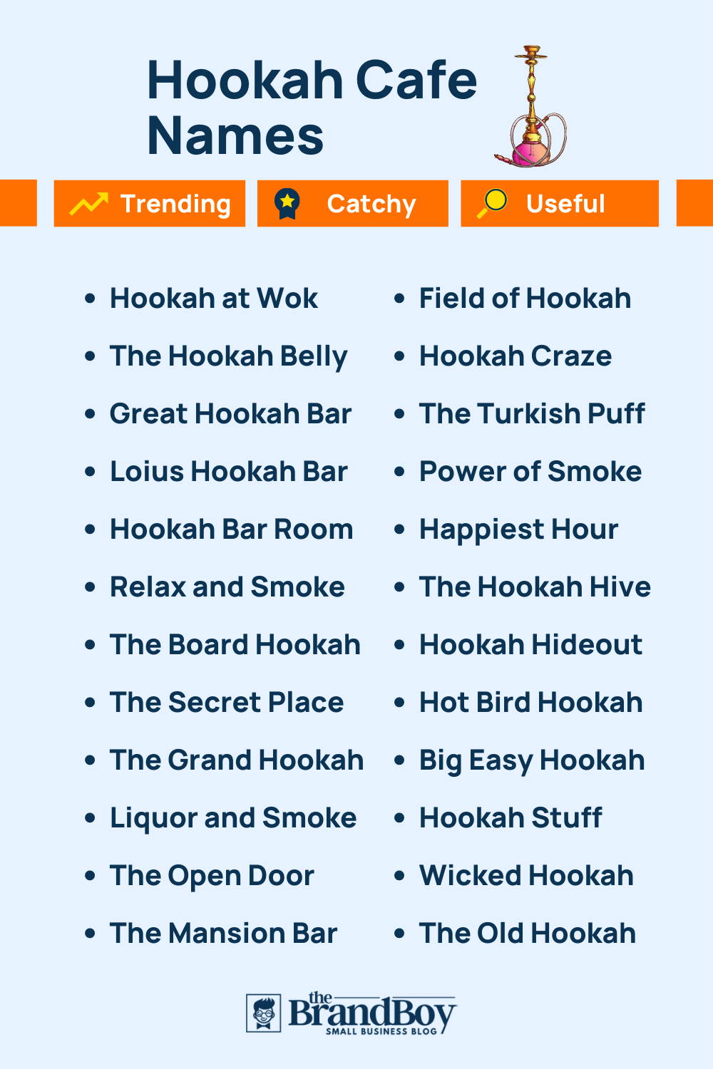 720+ Catchy Hookah Lounge Names That Attract Customers (Video+ Infographic)