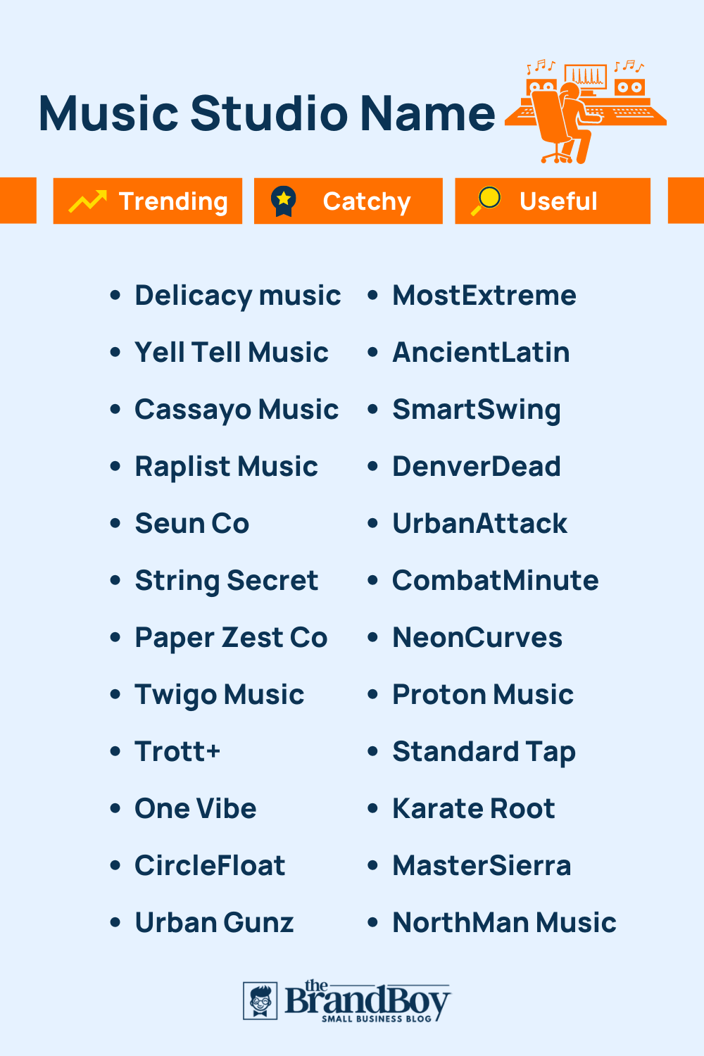 463+ Music Production Name Ideas, Suggestions And Domain Ideas