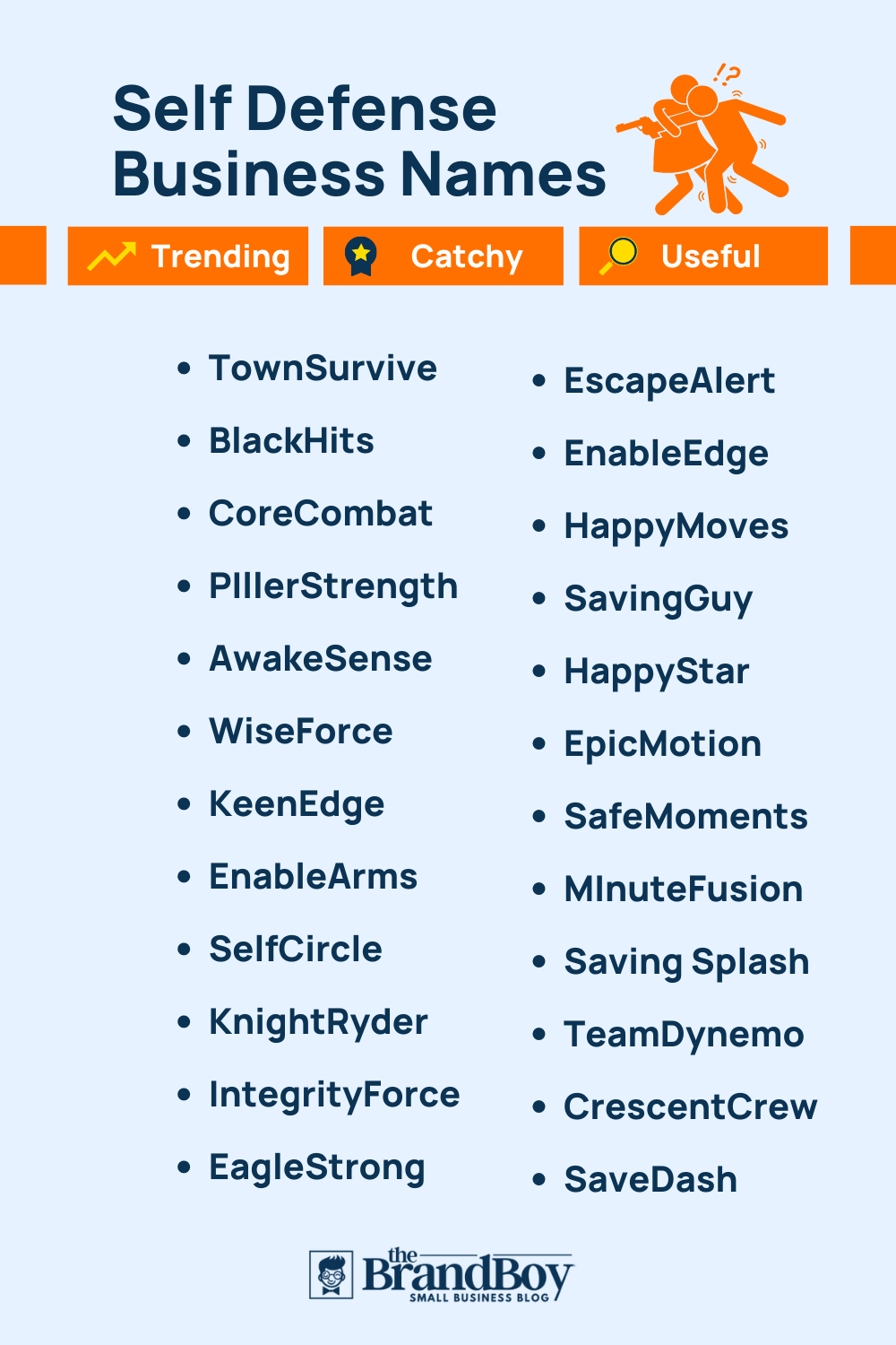 Self Defense Business Names 557+ Best And Catchy Names