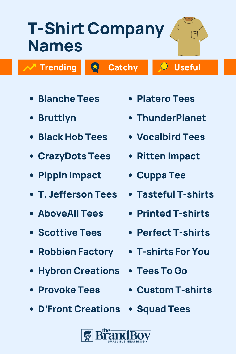 2023 T Shirt Business Names Ideas Generator Guide Video
