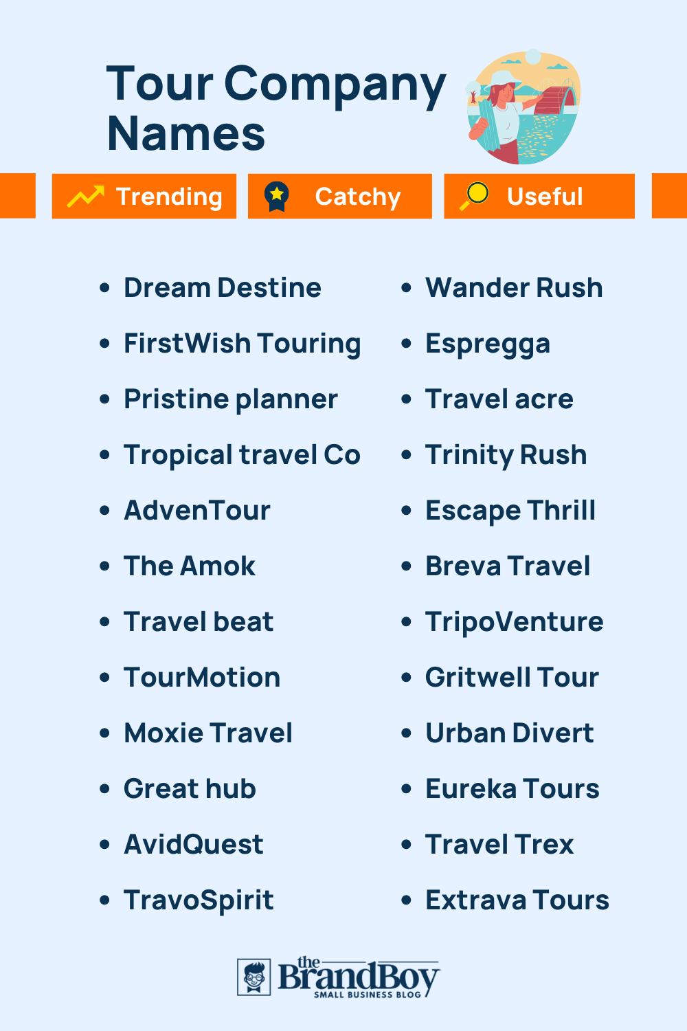 675 Best Tour Company Names Ideas Generator Guide TheBrandBoy Com