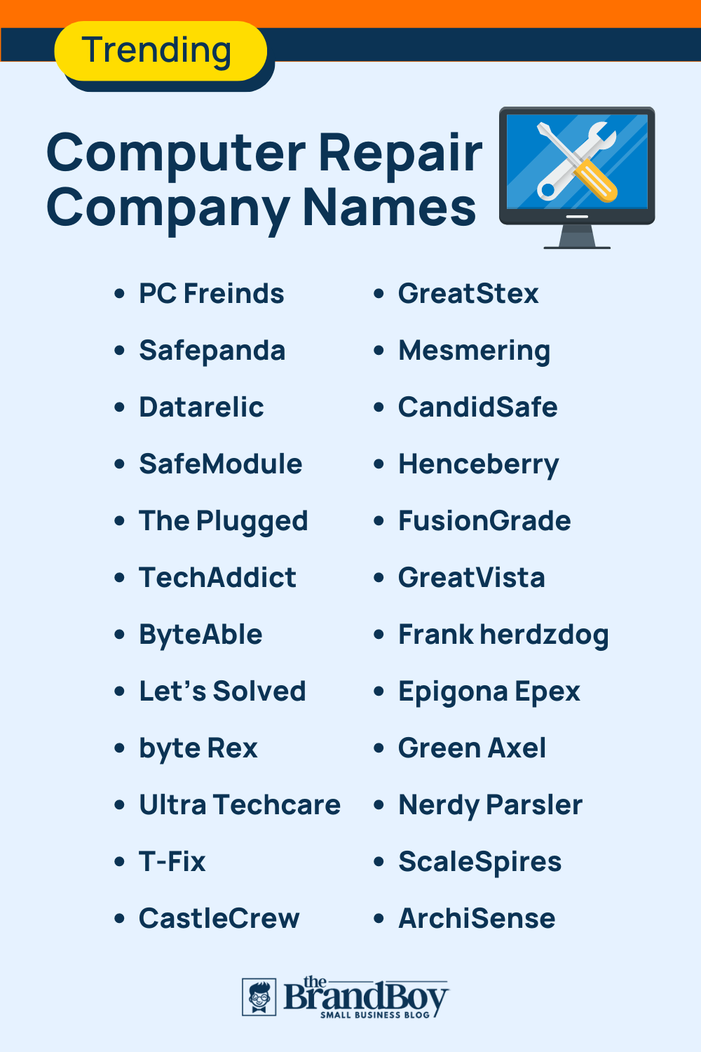 467-good-computer-repair-company-names-video-infographic