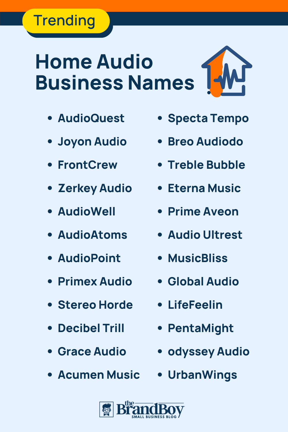 467+ Catchy Home Audio Business Names Small Business