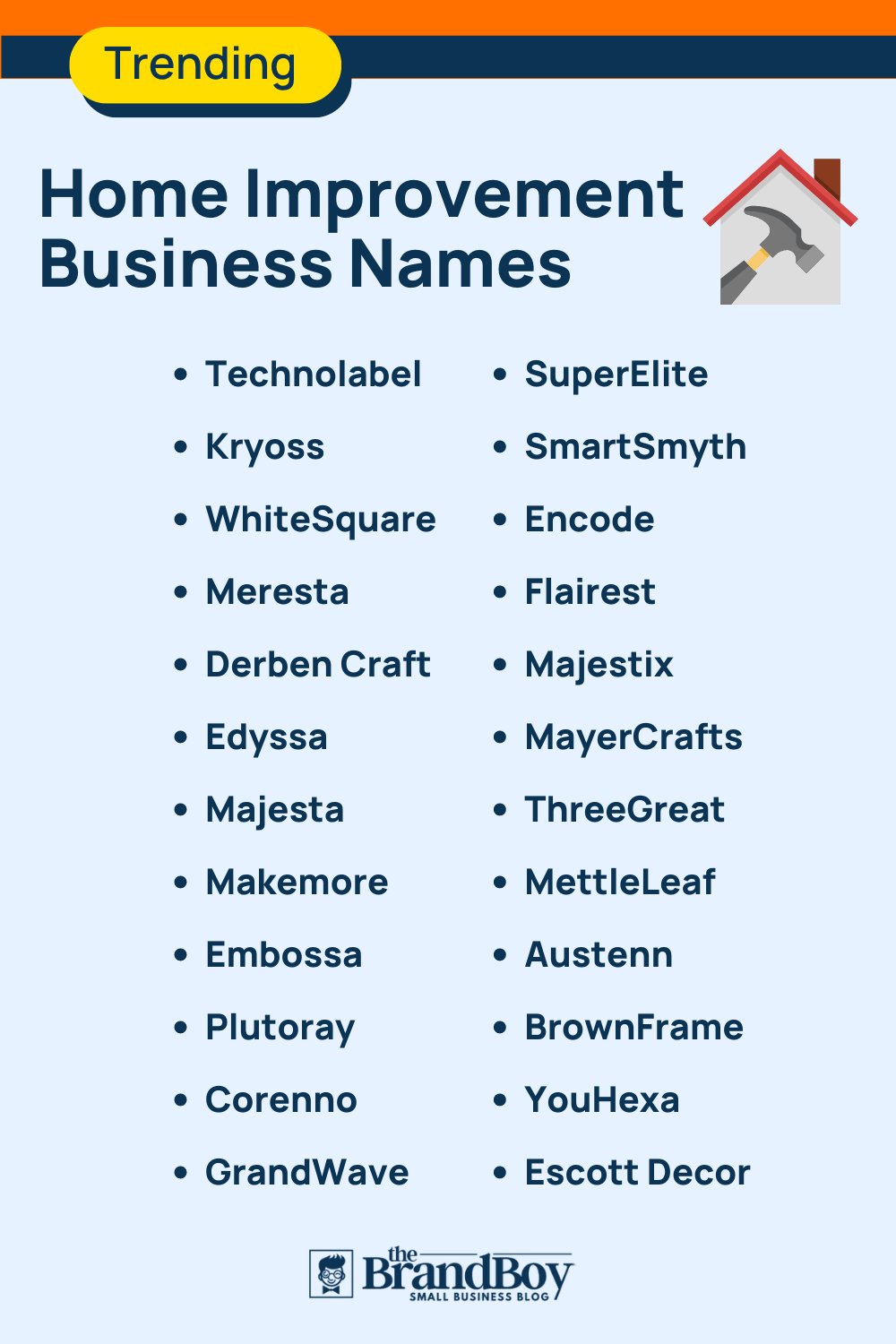 Home Improvement Business Name Generator