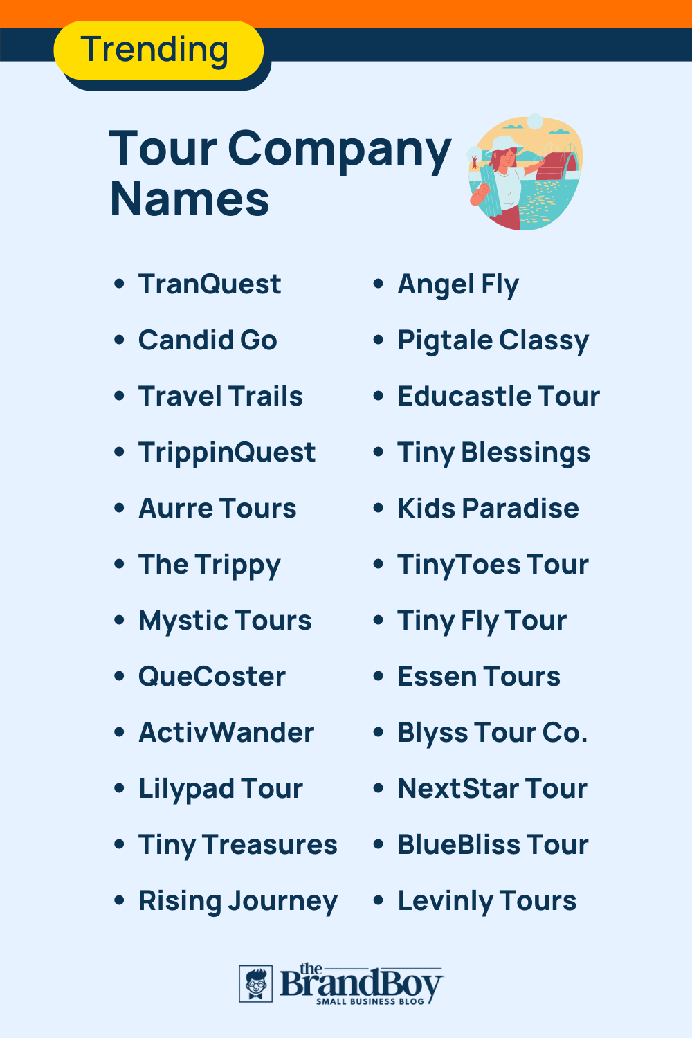 Good Tour Company Names