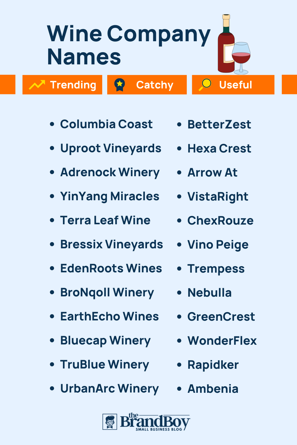 1045+ Wine Company Names Ideas (Guide+ Generator)