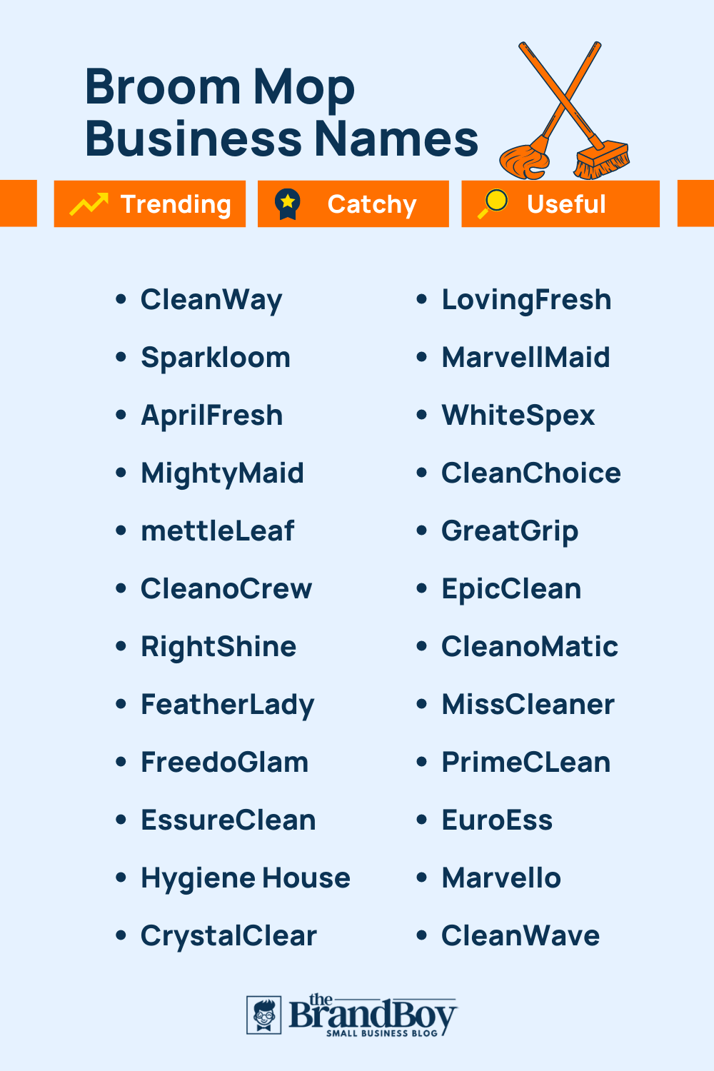 510+ Broom Mop Business Name Ideas, Suggestions And Domain Ideas