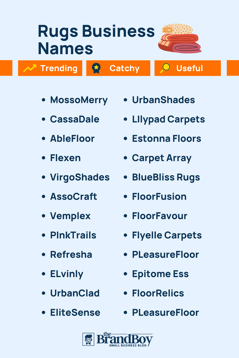 900+ Rug Business Names Ideas (Generator + Guide)