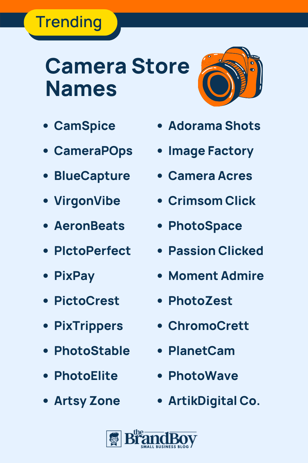 685+ Camera Company Names Ideas And Domains (Generator + Guide) (Video+