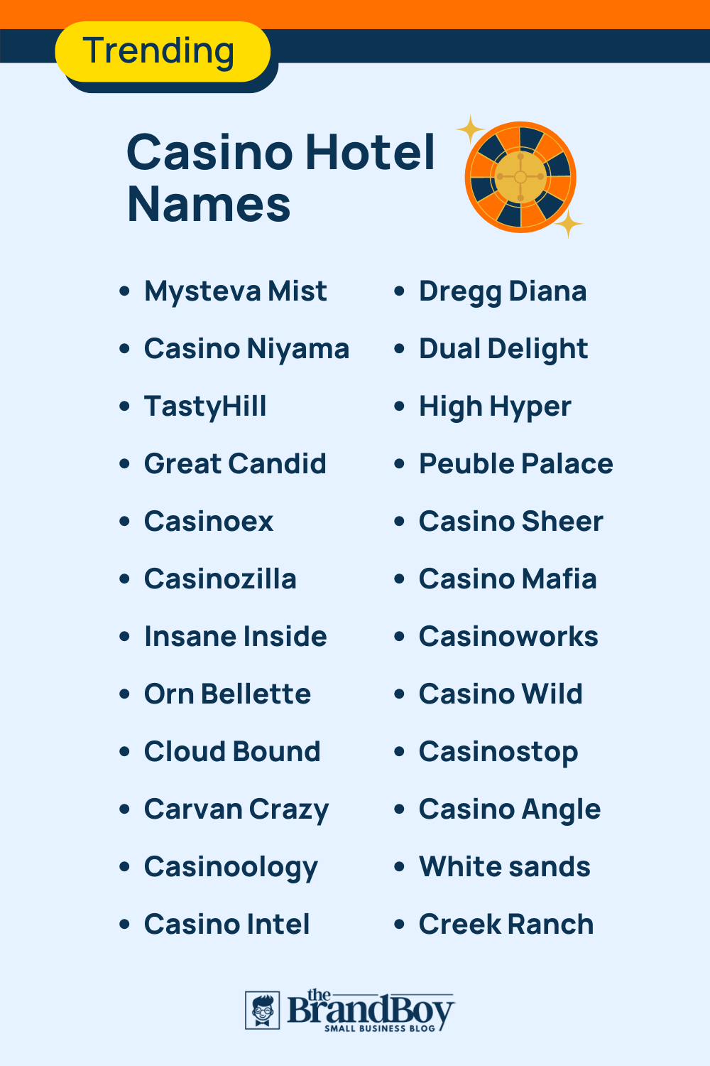 1500+ Unique Casino Name Ideas (Examples + Generator)(Video+ infographic)