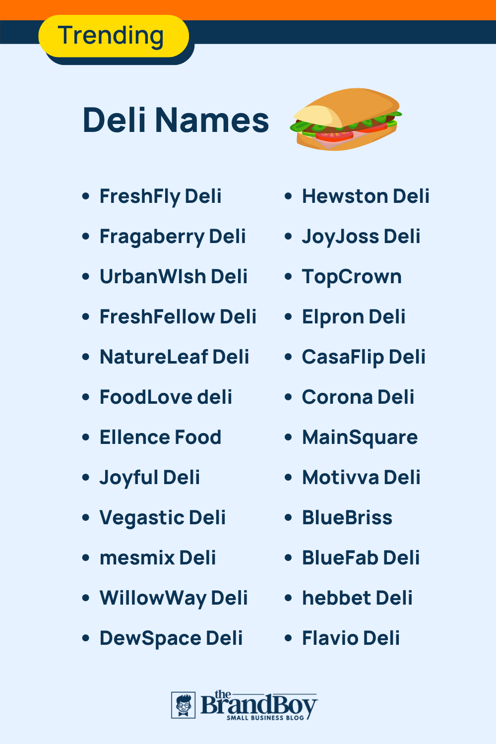 471+ Deli Names Demystified Discover the Perfect Name for Your Deli