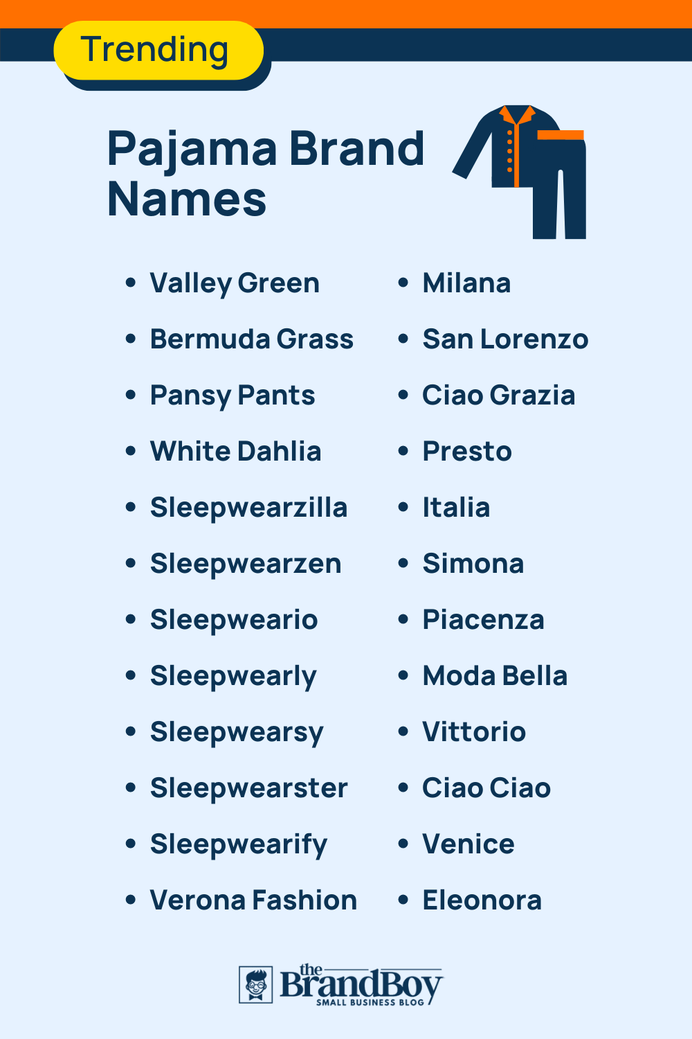 781+ Catchy Pajama Brand Names (Generator + Guide)
