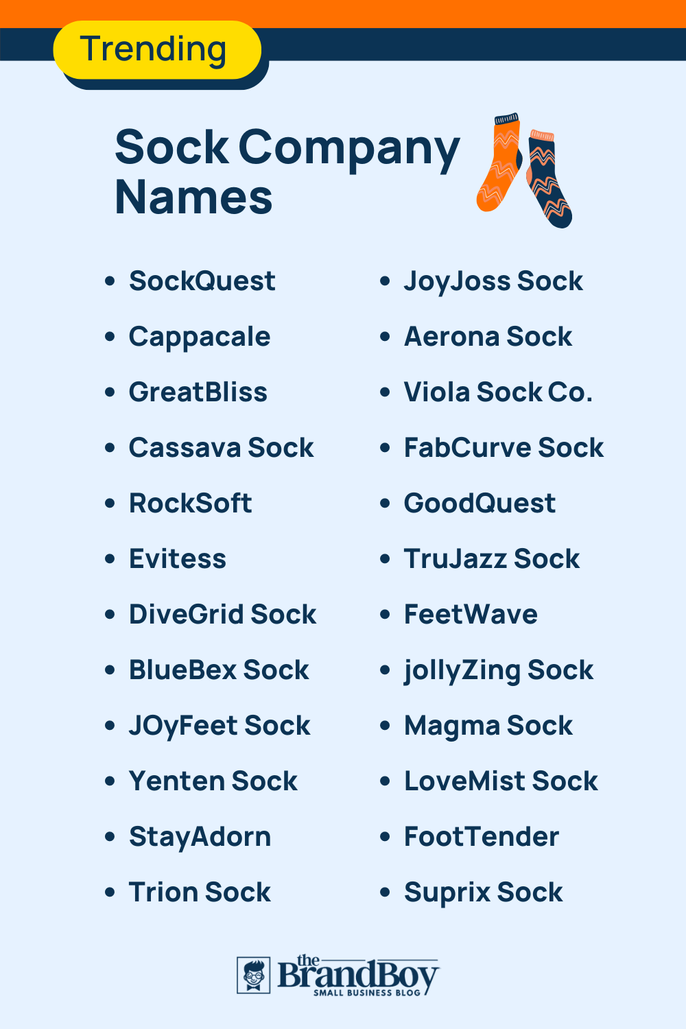 Sock Company Names 486+ Catchy And Cool Names