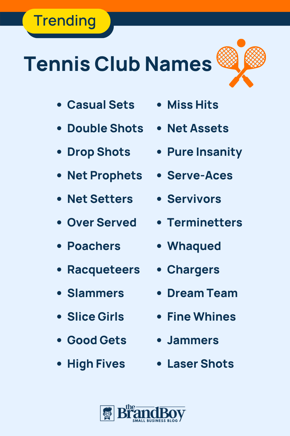 786+ Creative Tennis Club Names with Generator