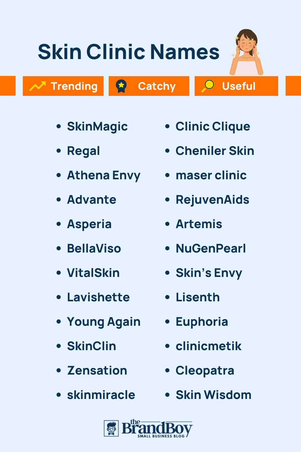 1720+ Skin Clinic Name Ideas And Domains (Generator + Guide) Small