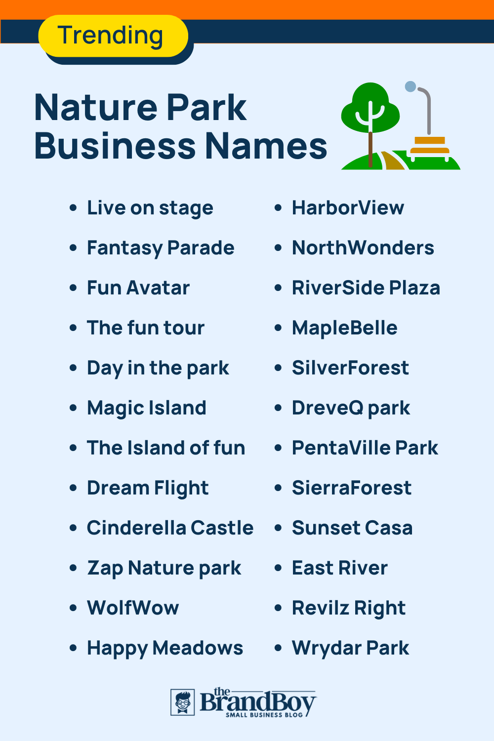 467+ Creative Nature Park Business Names