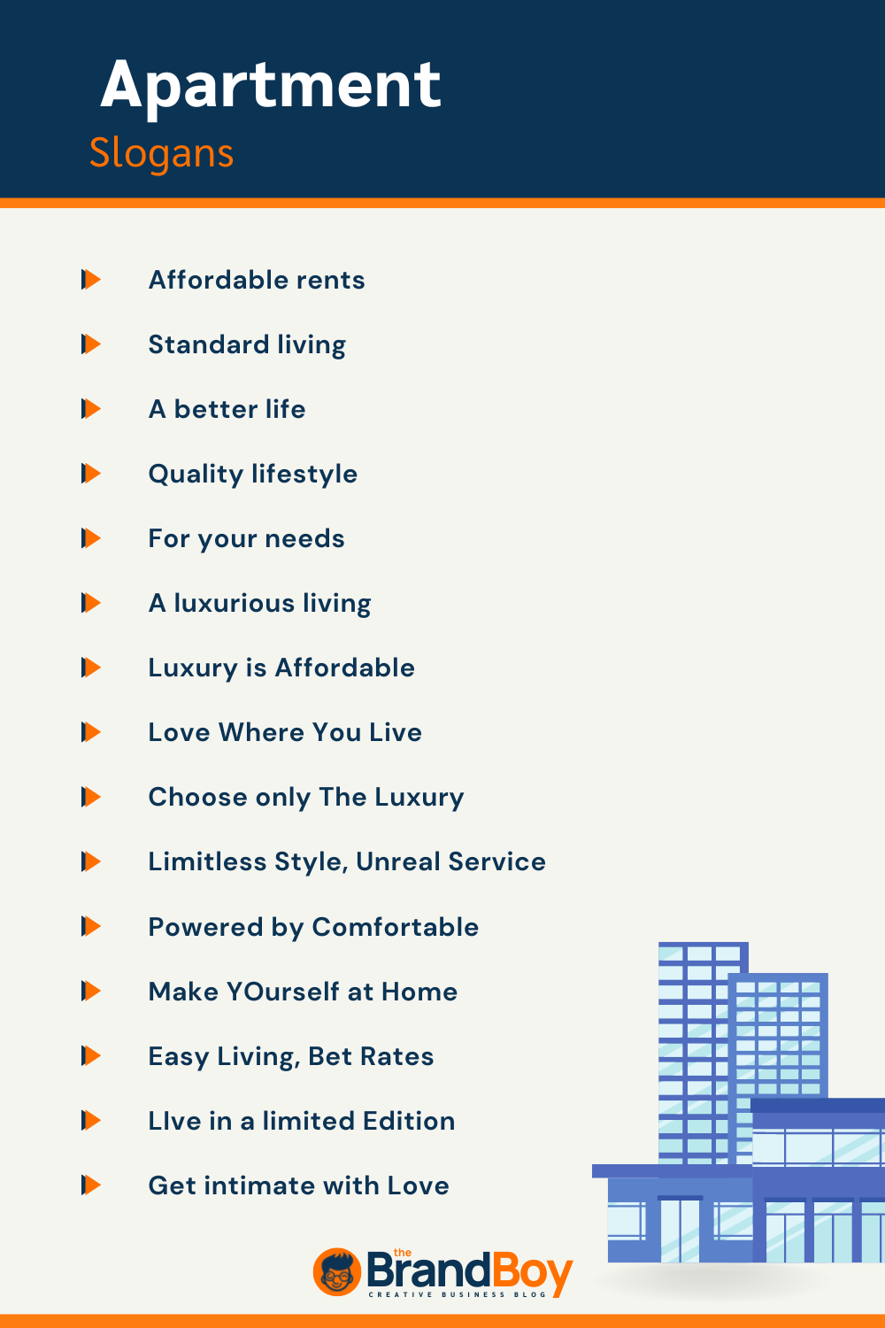 650 Apartment Marketing Slogans And Taglines Generator Guide