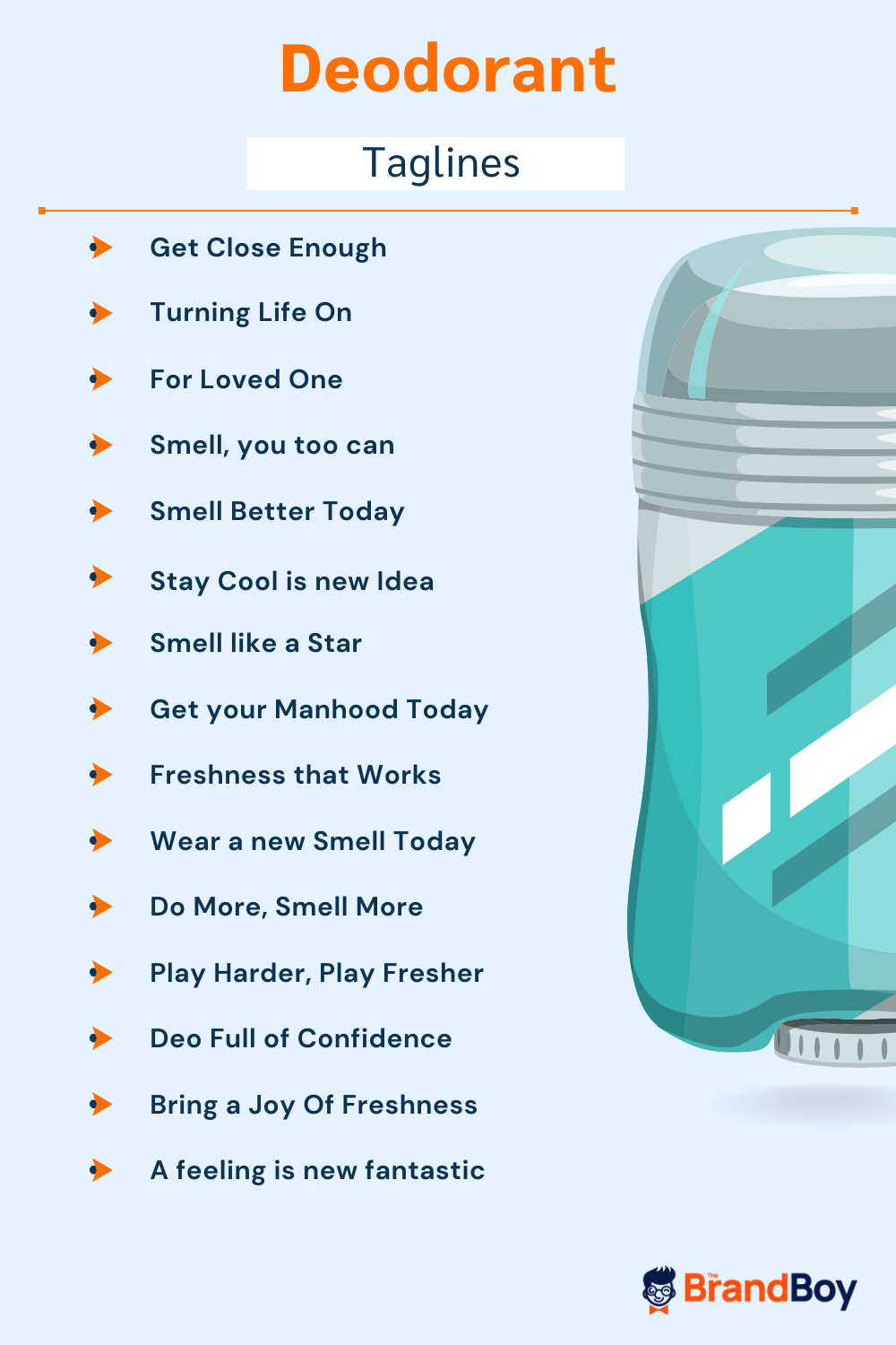 401+ Catchy Deodorant Slogans and Taglines (Generator + guide