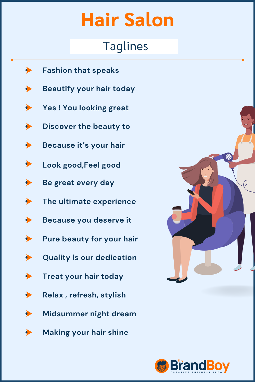 501+ Catchy Hair Salon Slogans and Taglines (Generator + Guide