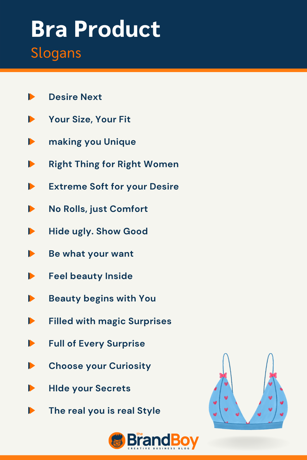 575+ Bra Slogans and Taglines (Generator + Guide) The Common Ground