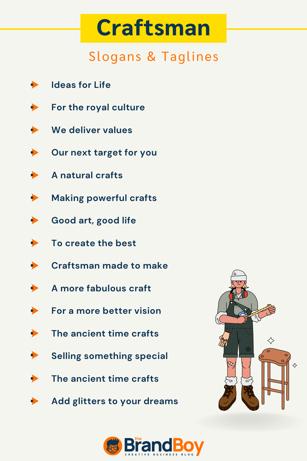 530+ Catchy Craftsmanship Slogans (Generator + Guide)