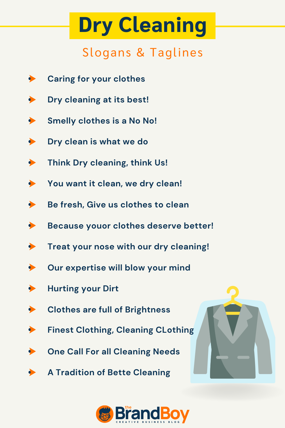 571 Catchy Dry Cleaning Slogans And Taglines Generator Guide