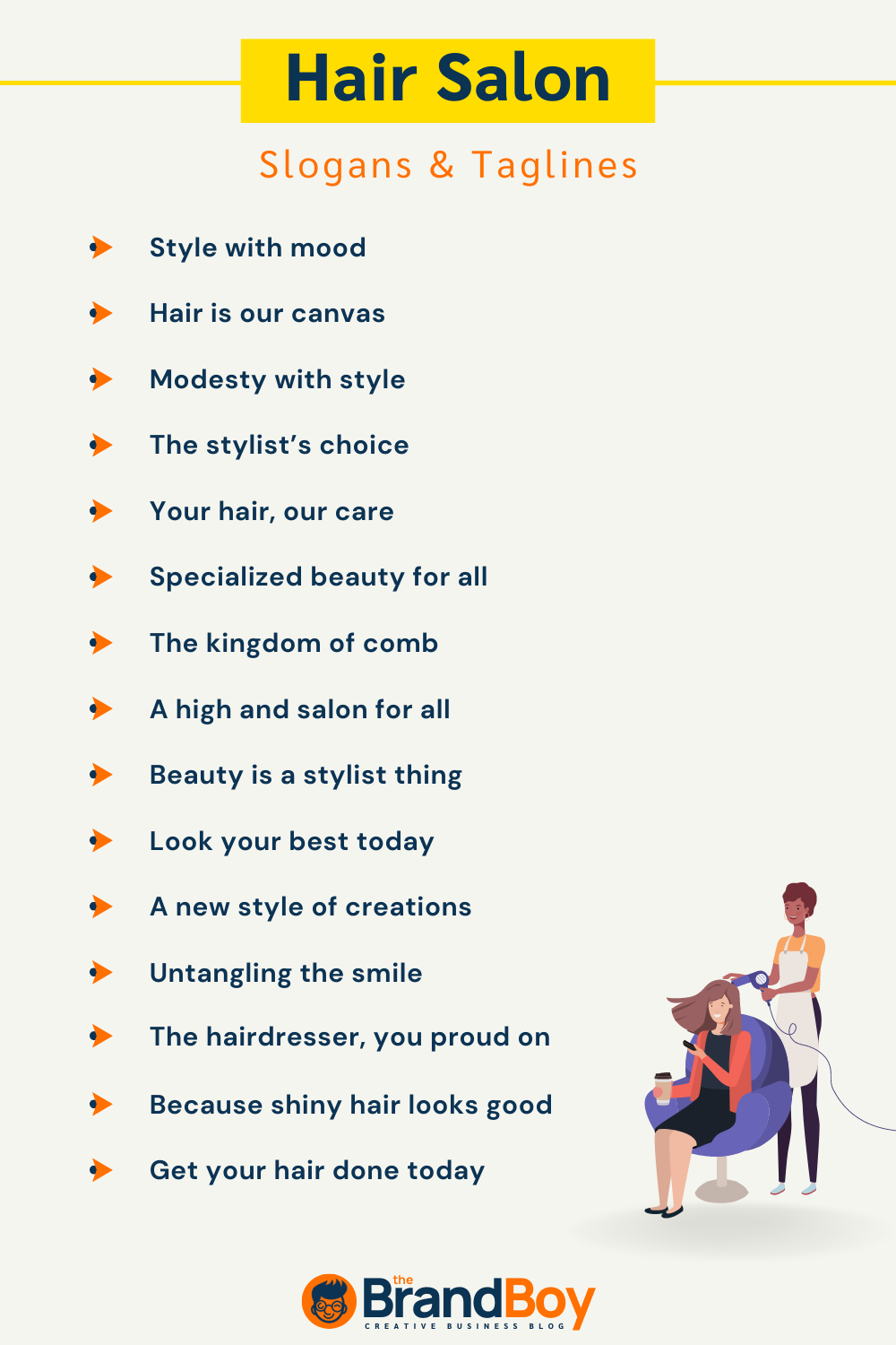 501+ Catchy Hair Salon Slogans Collection - Thebrandboy.com