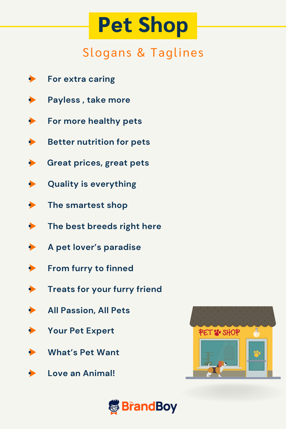 753+ Catchy Pet Shop Slogans And Taglines (Generator + Guide ) BrandBoy