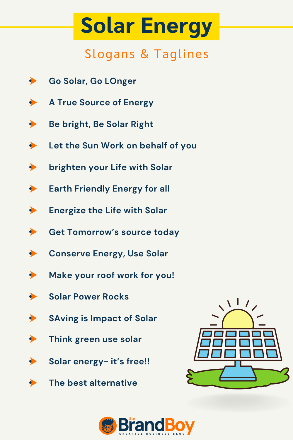 325+ Catchy Solar Energy Slogans And Taglines 