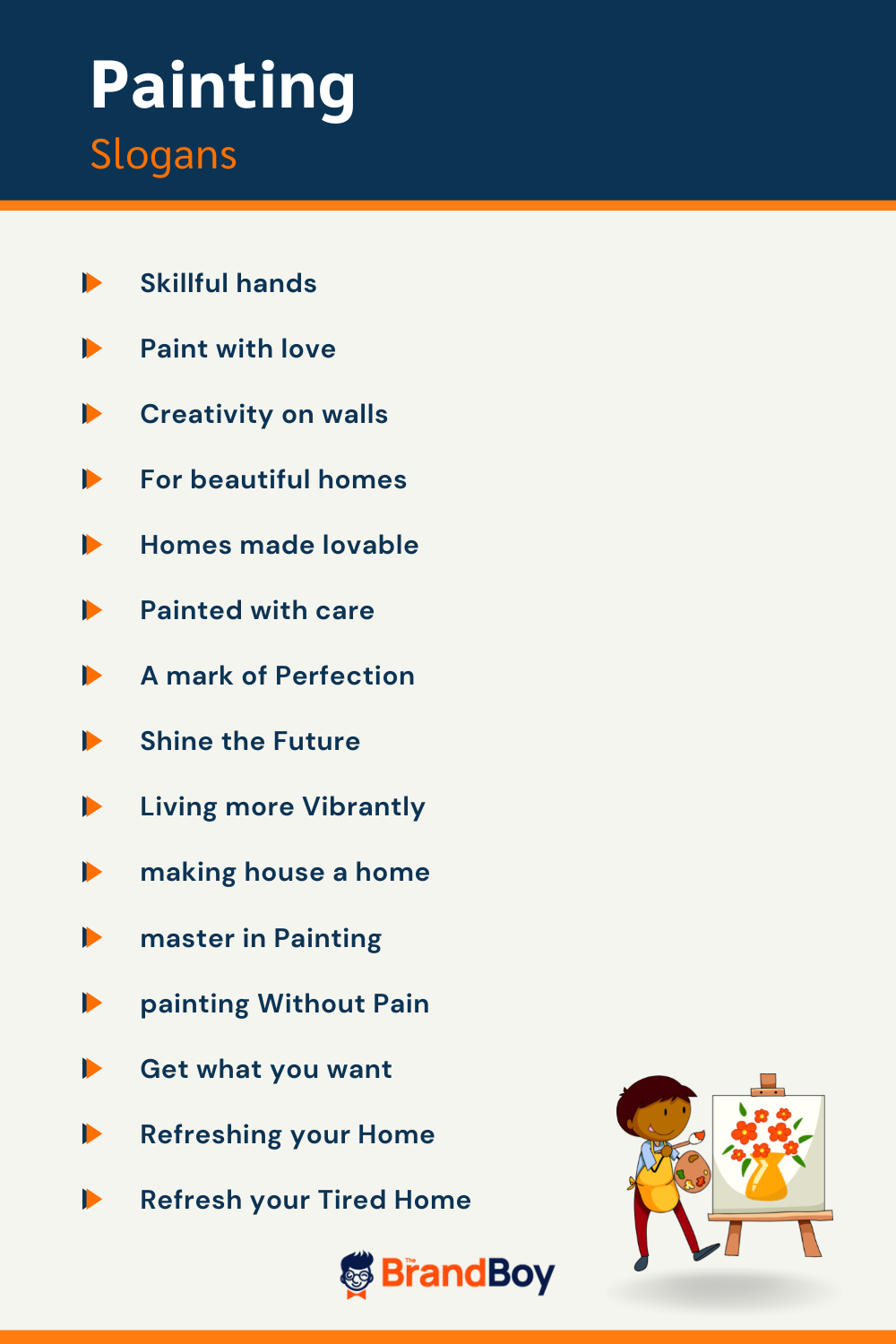 400+ Catchy Painting Slogans And Taglines BrandBoy