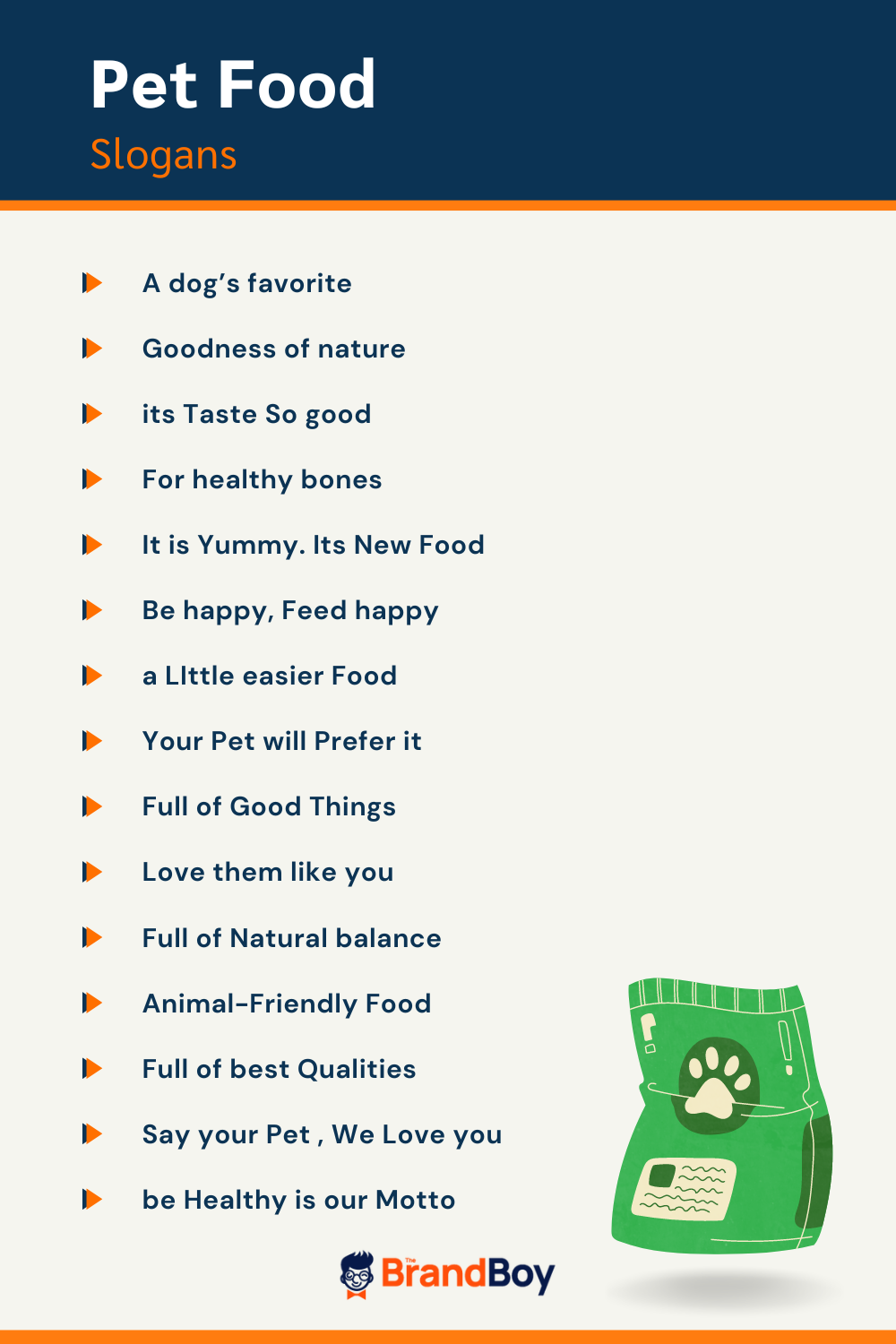 855+ Catchy Pet Food Slogans And Taglines (Generator + Guide) BrandBoy