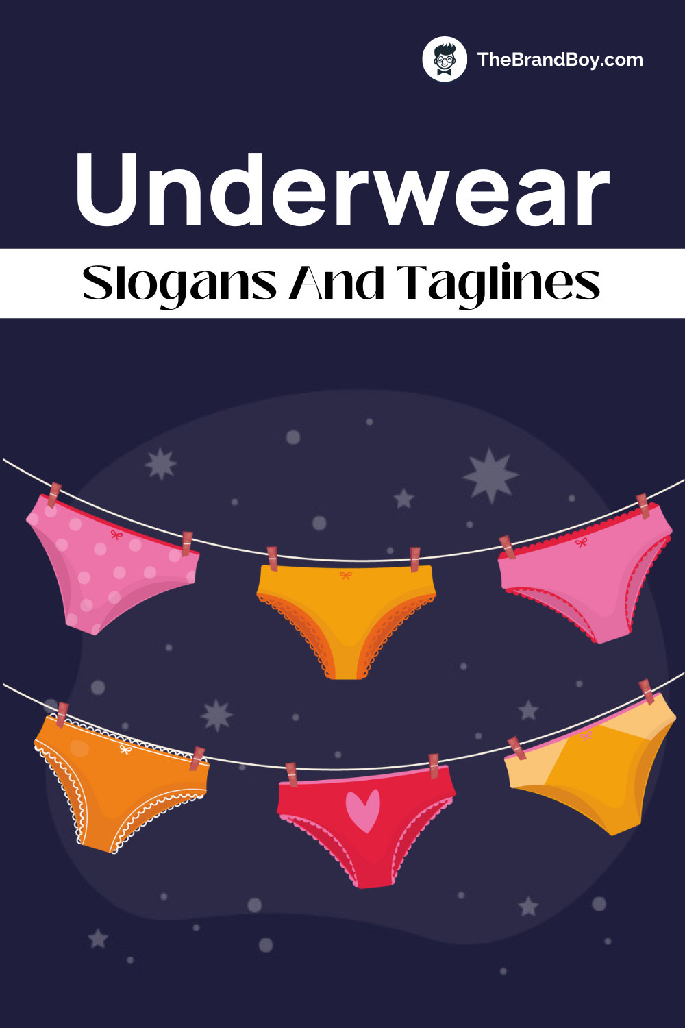 1055 Catchy Underwear Slogans Collection Thebrandboy