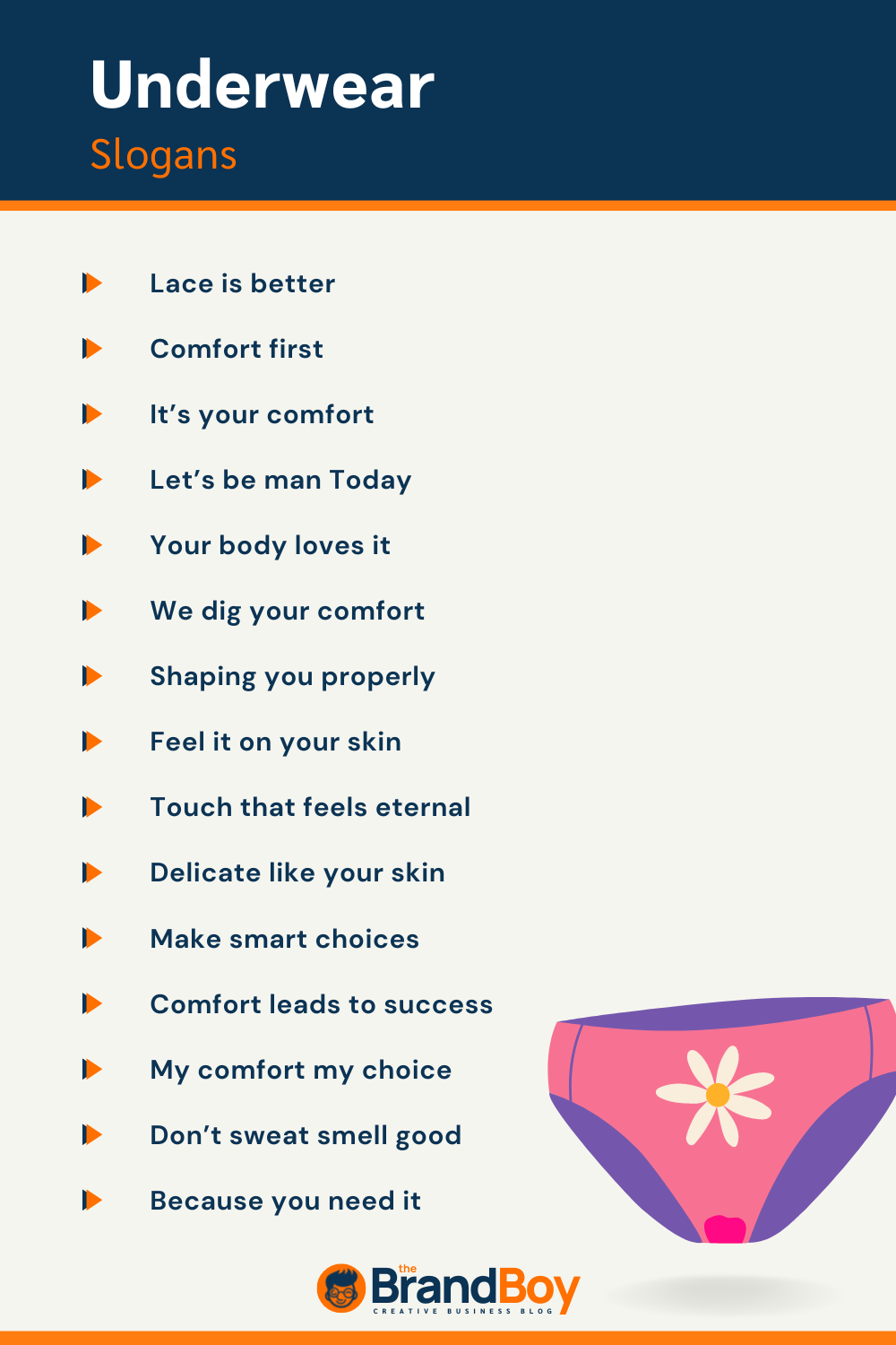 1055+ Underwear Slogans and Taglines (Generator + Guide) thebrandboy