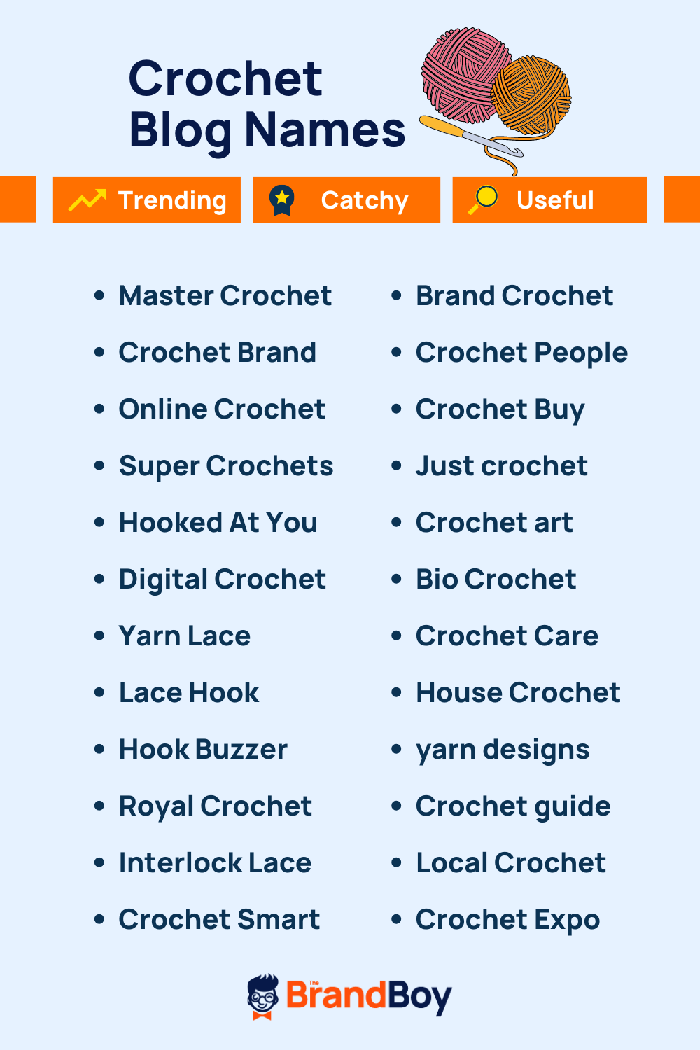 101+ Top Crochet Blogs and Pages Names Thebrandboy