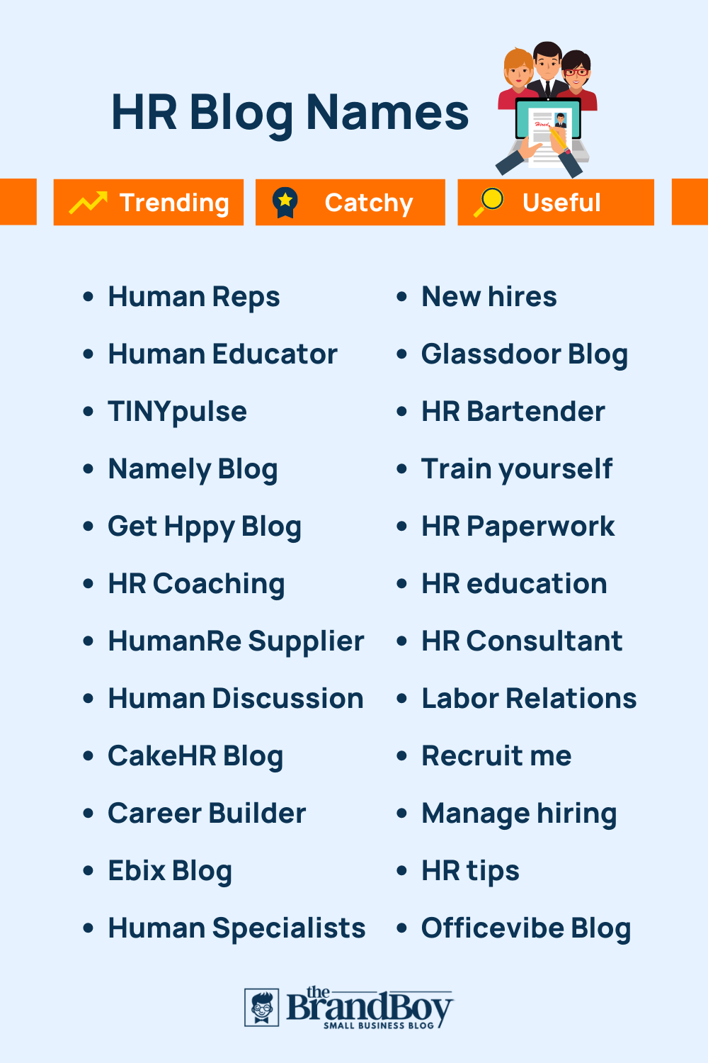101+ Top HR Blogs and Pages Names ideas That You Can Use BrandBoy