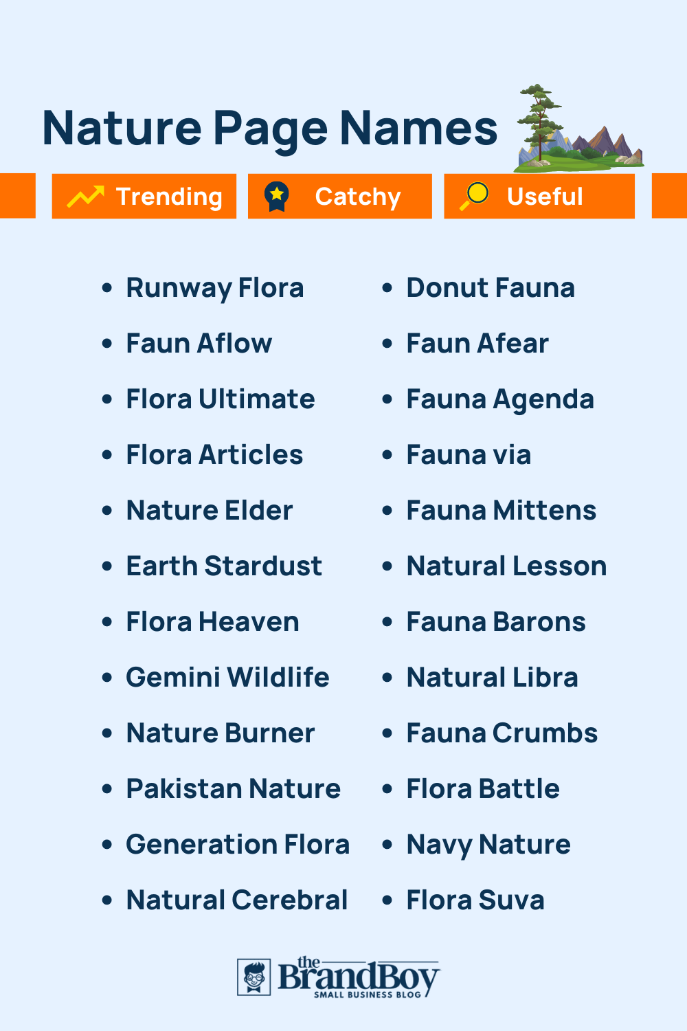 500+ Catchy Nature Blog And Page Names That You Can Use