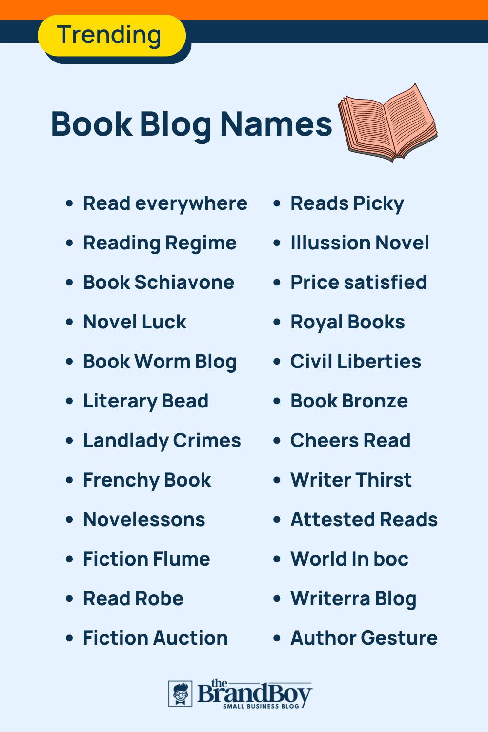 100 book blog names for inspiration blogituplife