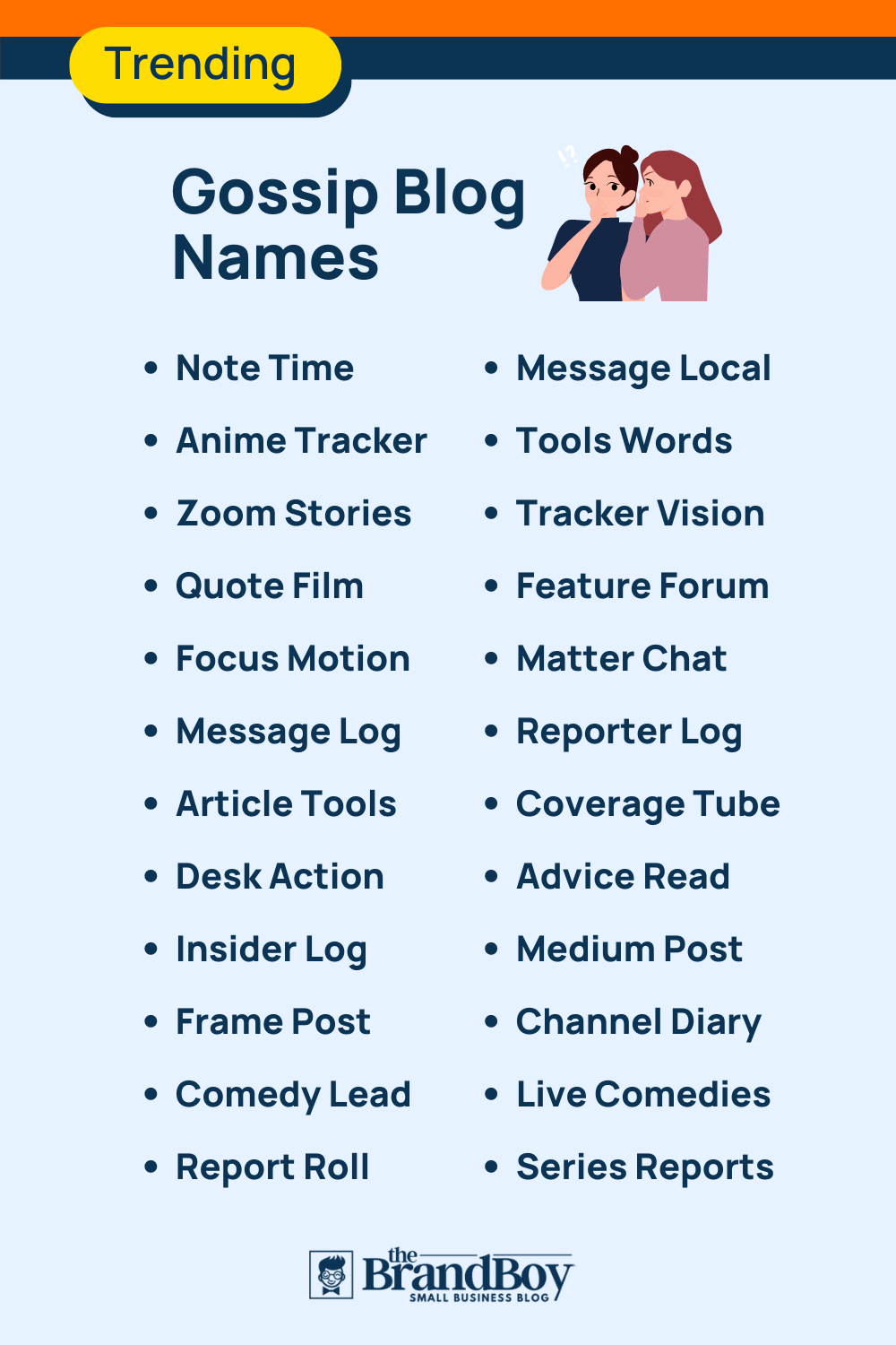 101+ Top Gossip blogs and Pages Names Thebrandboy