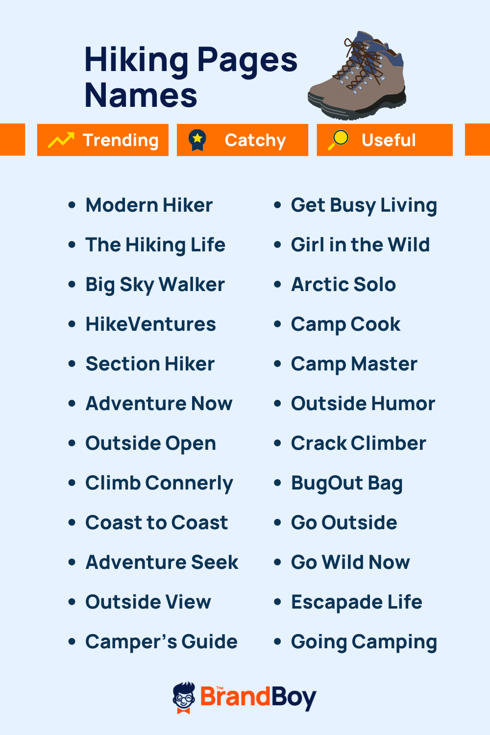 601+ Best Hiking Blogs and Pages Names BrandBoy