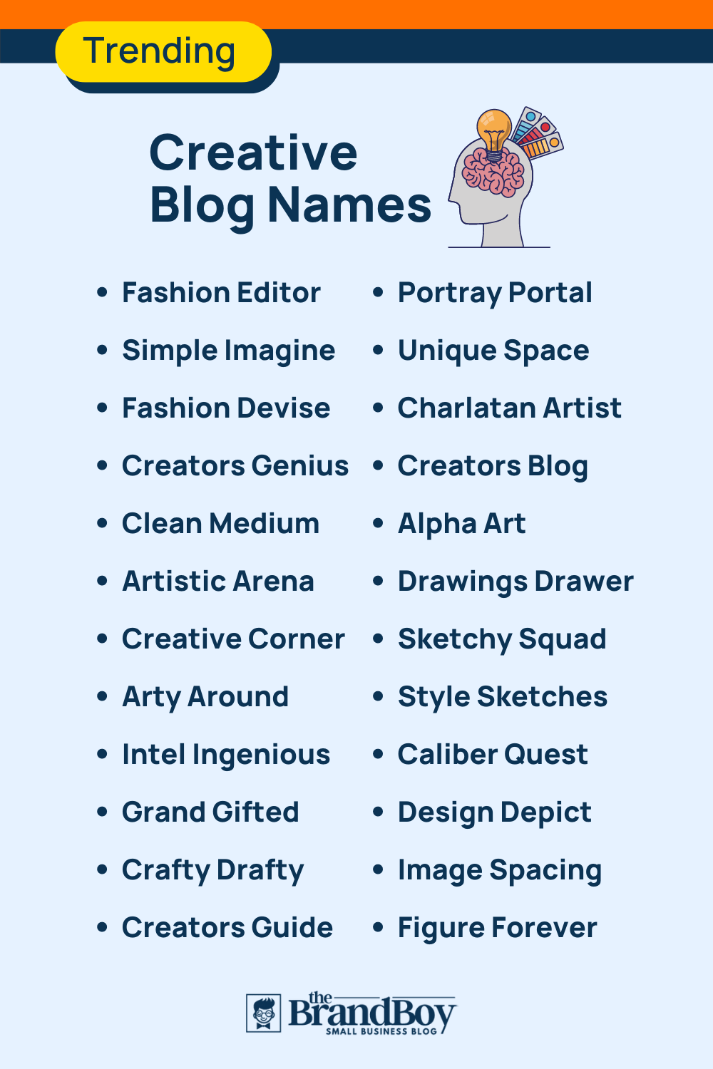 Creative Blog Names 435+ Best And Cool Names thebrandboy