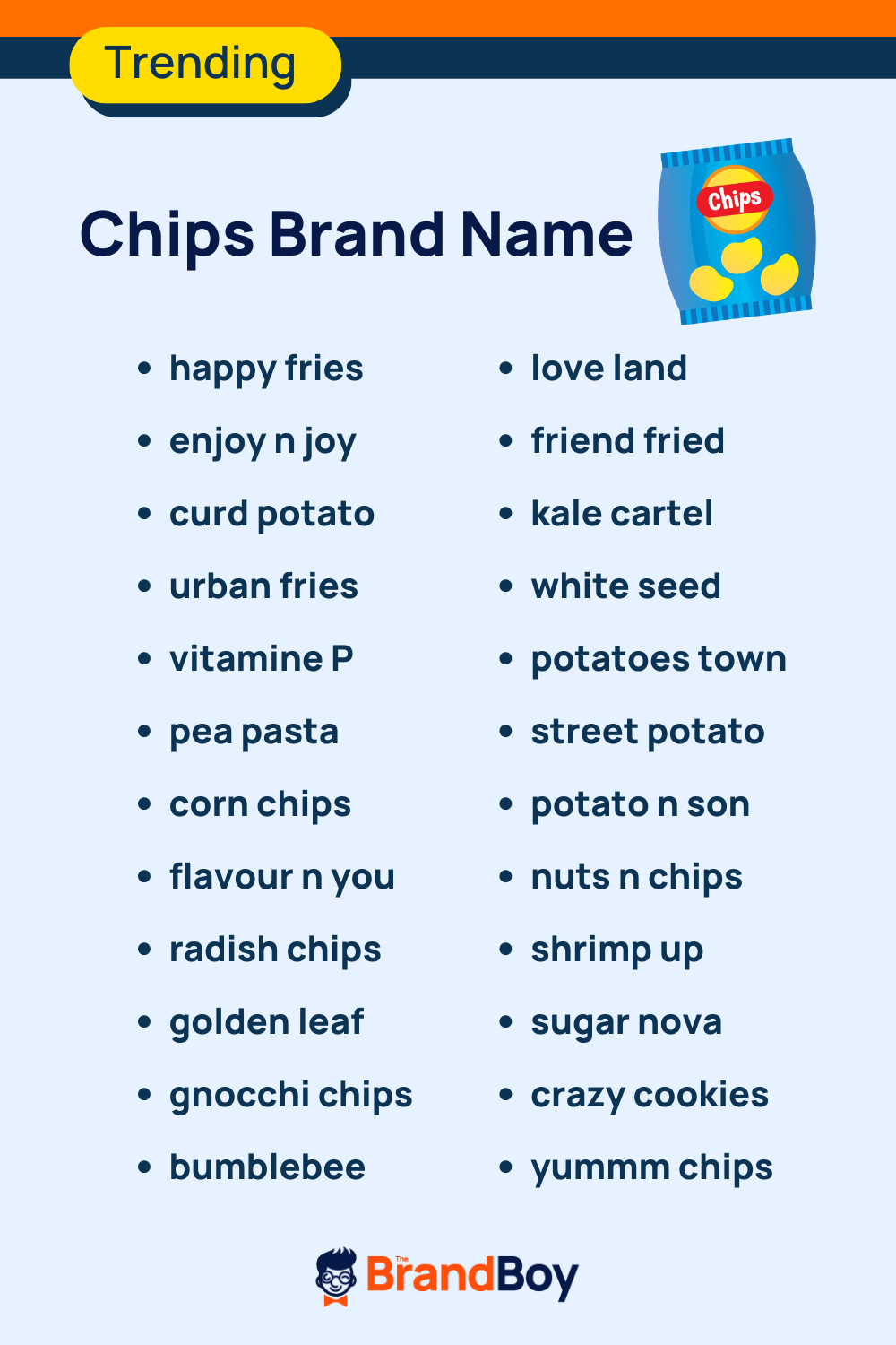 Chips Brand Names 496+ Best And Catchy Names