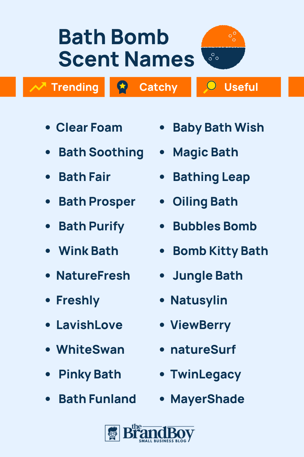 910+ Bath Bomb Business Names Ideas & Domains (+Generator) theBrandBoy