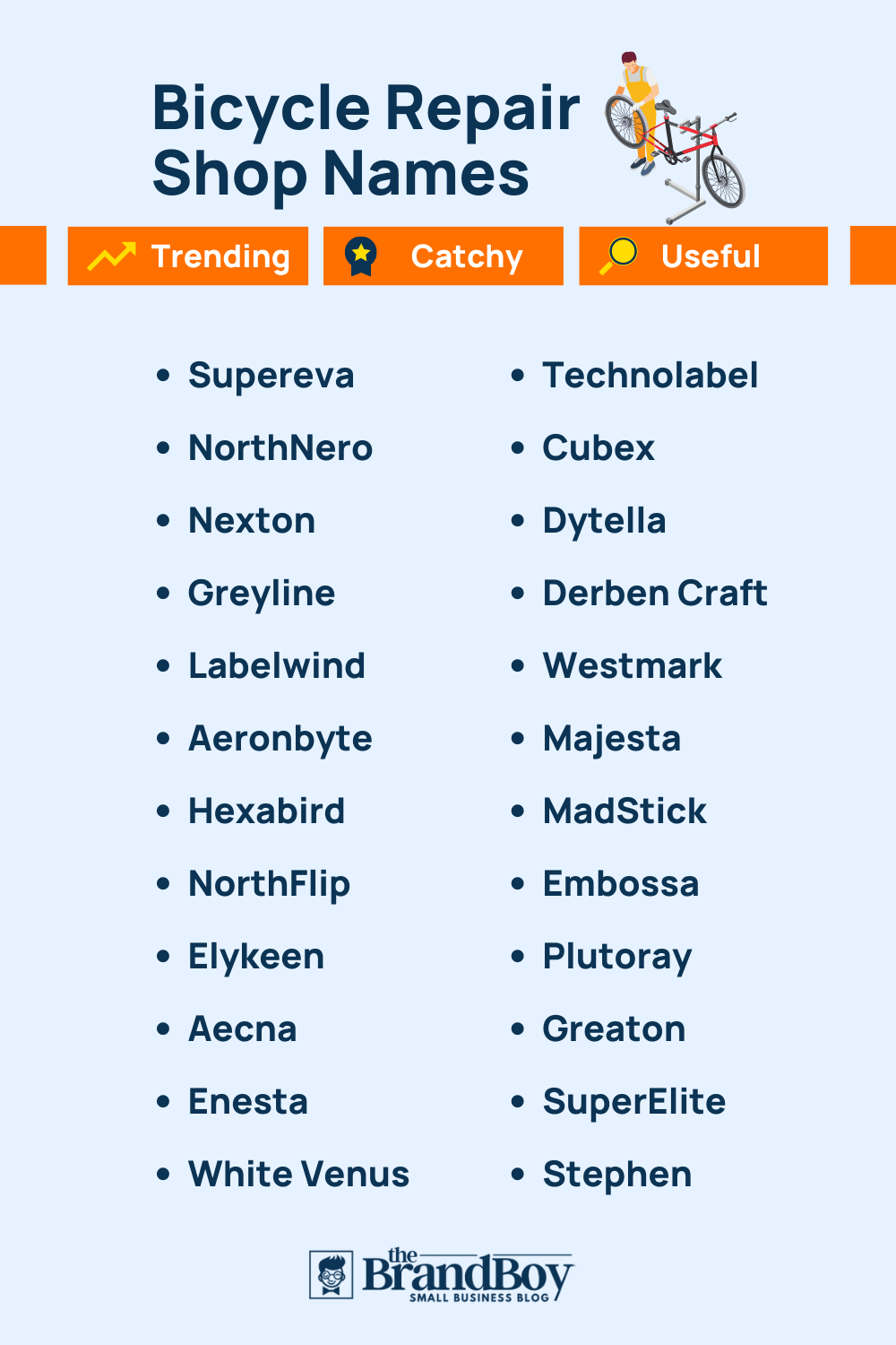 389+ Catchy Bicycle Repair Company Names & Ideas Small Business