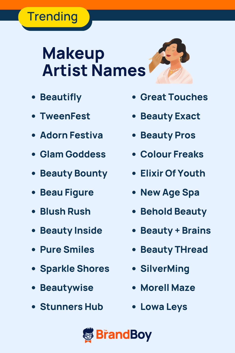 479 MakeUp Artist Business Names Ideas And Suggestions Video 
