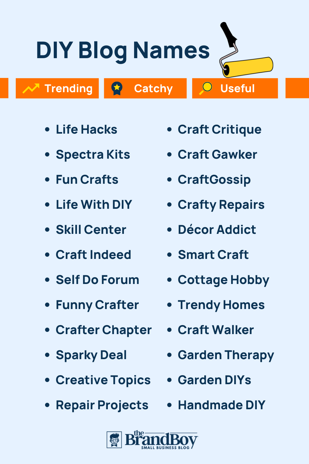 665+ Top DIY Blog Names - BrandBoy