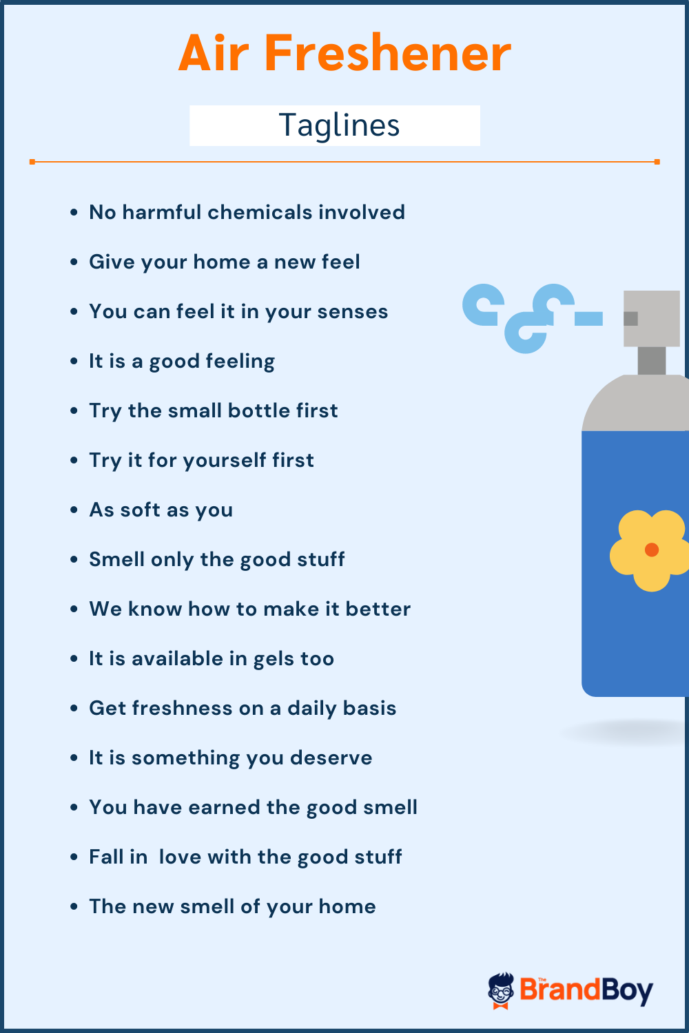 758+ Best Air Freshener Slogans And Taglines (Generator + Guide